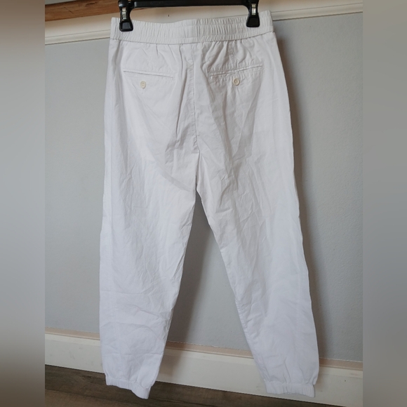 NWOT James Perse Crinkled Poplin Pant in White. Size 1 - Picture 7 of 9